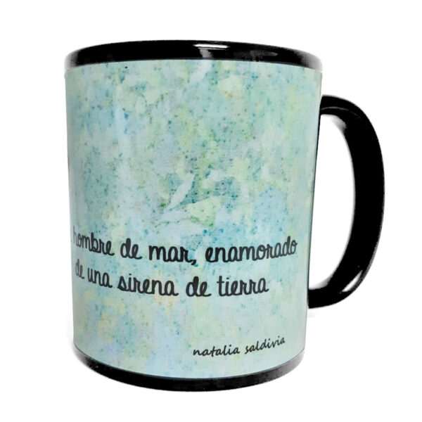 Tazón Negro Enamorados - Imagen 3